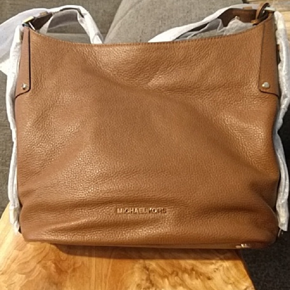 Michael Kors Tan Leather Shoulder Bag